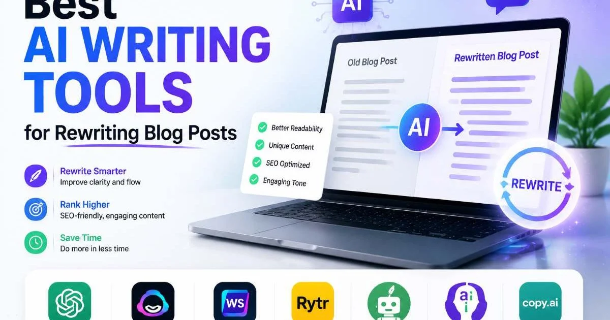 Best AI Writing Tools for Rewriting Blog Posts