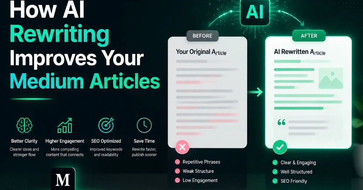 How AI Rewriting Improves Your Medium Articles