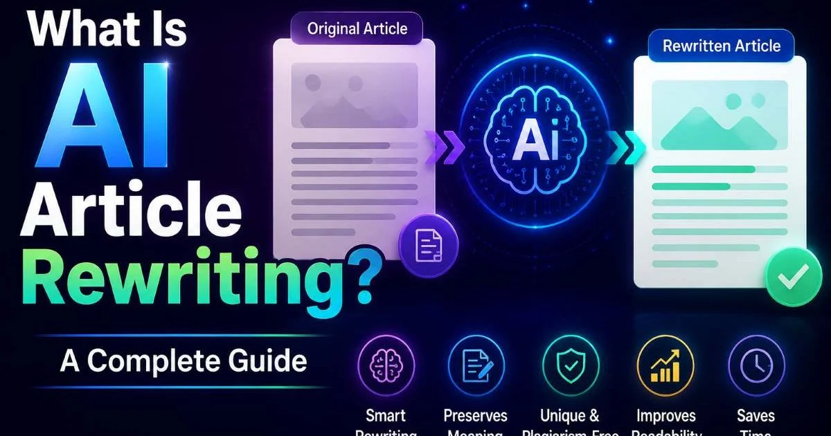 What Is AI Article Rewriting? A Complete Guide